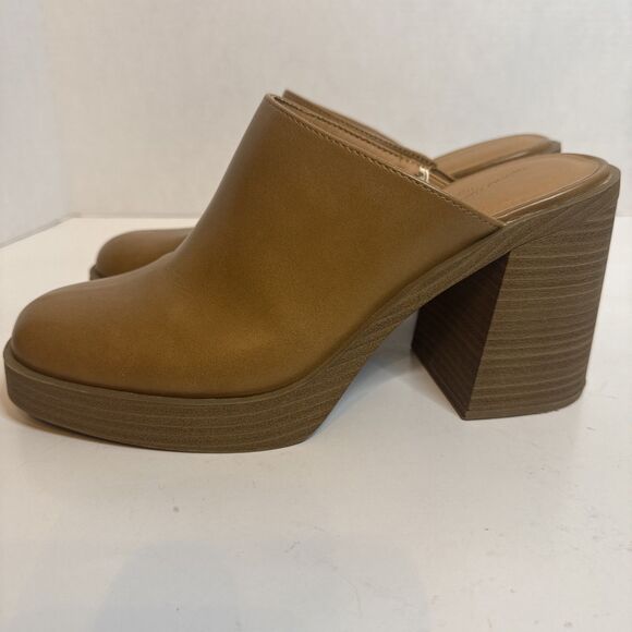 Universal Thread 9.5 Chunky Platform Mules Festival Y2K Boho Indie Slip‎ On - Picture 4 of 10